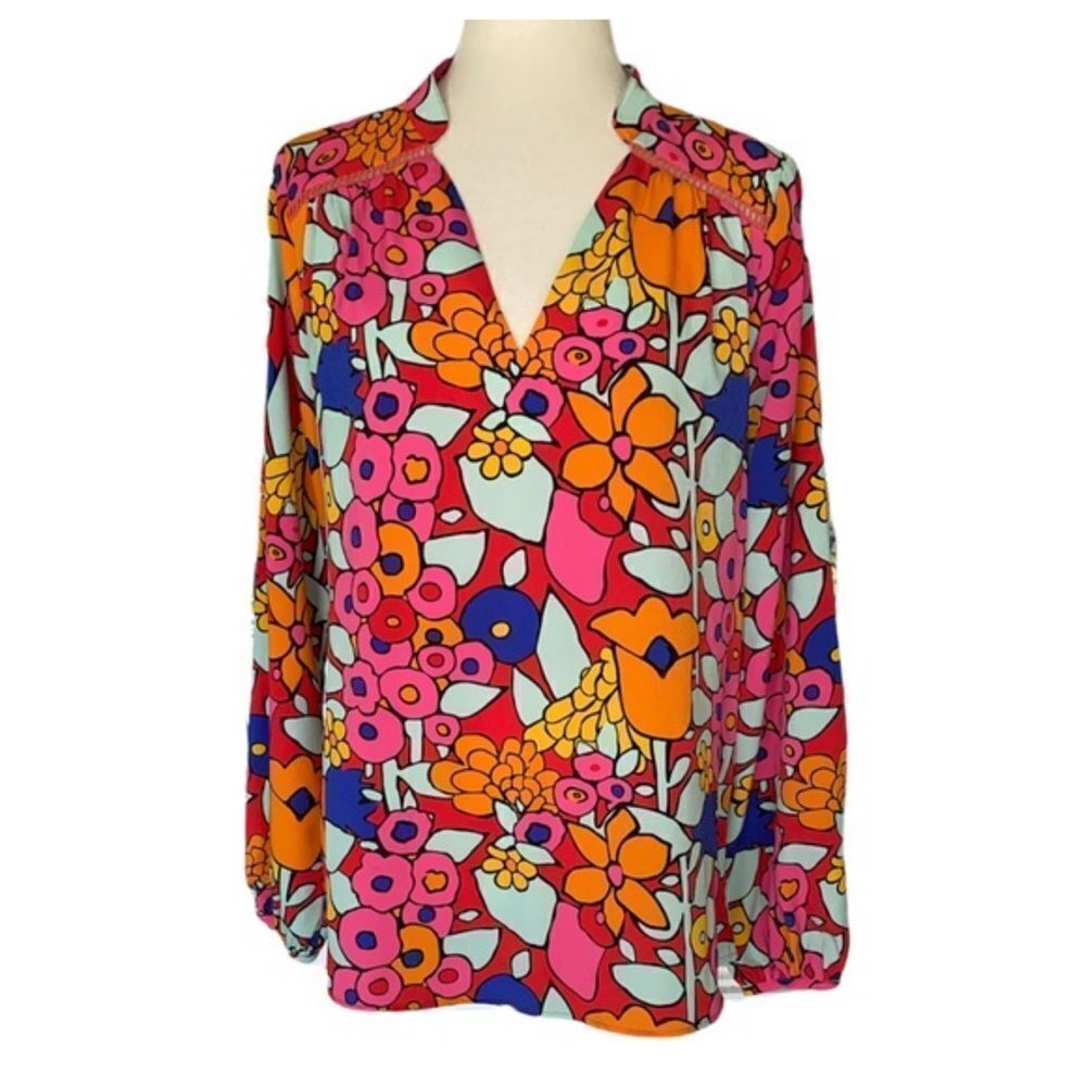 CROSBY By Mollie Burch Ruthie Tunic in Retro Floral Print